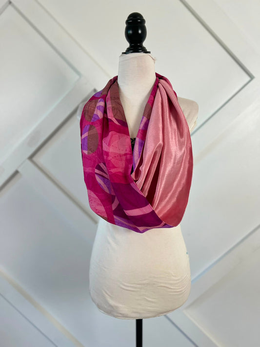 40 inch Reversible Infinity Scarf (short)-110 - Rangeelaa- Fairtrade Sustainable Women's Clothingscarf