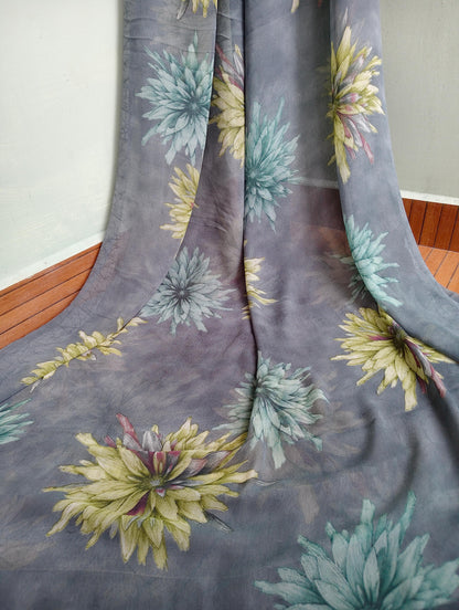Misty Garden, Saree to Bohemian Dress