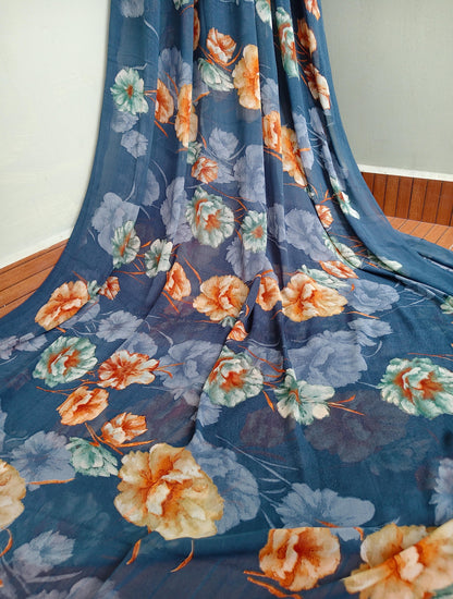 Garden After Rain, Saree to Bohemian Dress