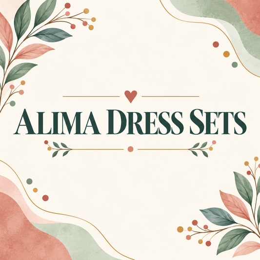 Alima Two Piece Dress Set - Rangeelaa- Fairtrade Sustainable Women's Clothing