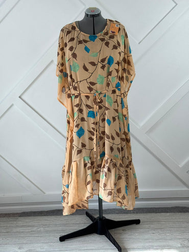 Angela.U - Regular Myli Ruffle Kaftan underdress - Rangeelaa - Fairtrade Sustainable Women's Clothing