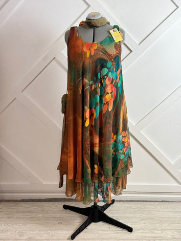 Basl - Digital print Final Payment for Non - PLUS Mahika - Rangeelaa - Fairtrade Sustainable Women's Clothing