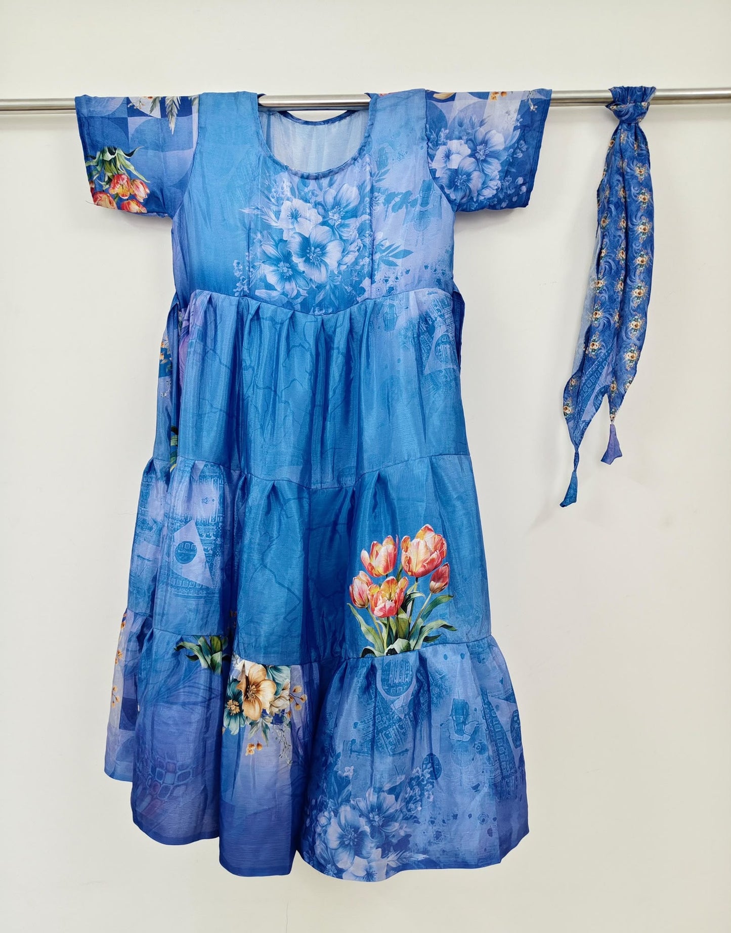 Basl.L-Digital print Non PLUS Maya Dress-Dispatch Payment - Rangeelaa- Fairtrade Sustainable Women's Clothing