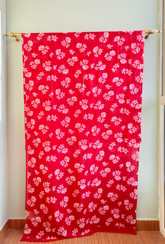 Blossoms in Red - Rangeelaa- Fairtrade Sustainable Women's Clothing