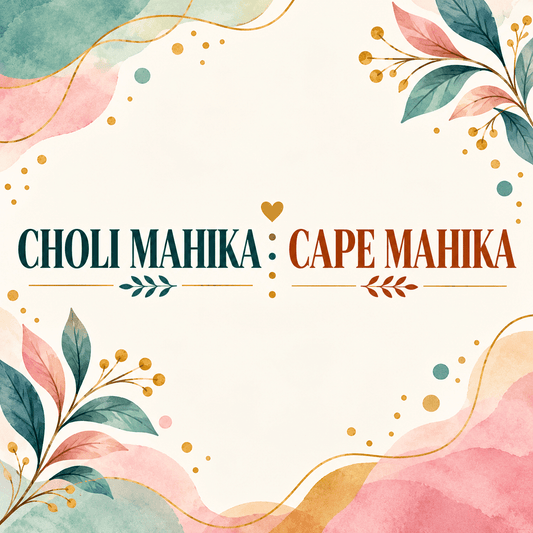 Choli Mahika/Cape Mahika - Rangeelaa- Fairtrade Sustainable Women's Clothing
