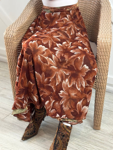 Christine.W - Final payment for Festive Regular ankle skirt - Rangeelaa - Fairtrade Sustainable Women's Clothingsaree wrap skirts