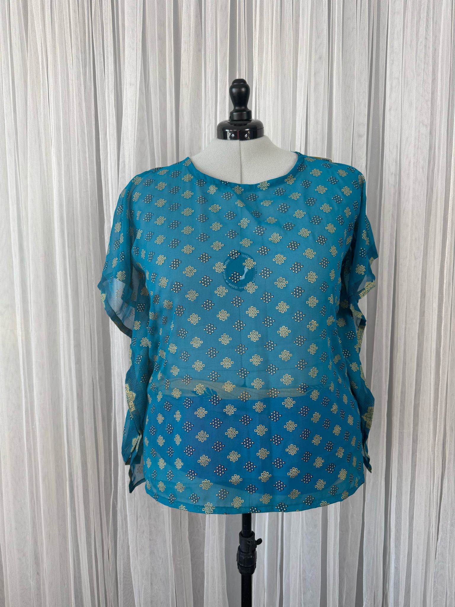 Delphine - Matching Plus Round Neck Top - Rangeelaa - Fairtrade Sustainable Women's Clothing