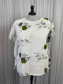 Delphine-Matching Plus Round Neck Top