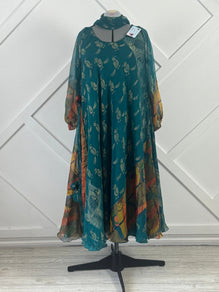 1-Regular Lined Mahika with matching Scarf
