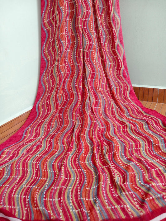 Desert Sunset, Saree to Bohemian Dress - Rangeelaa- Fairtrade Sustainable Women's Clothing