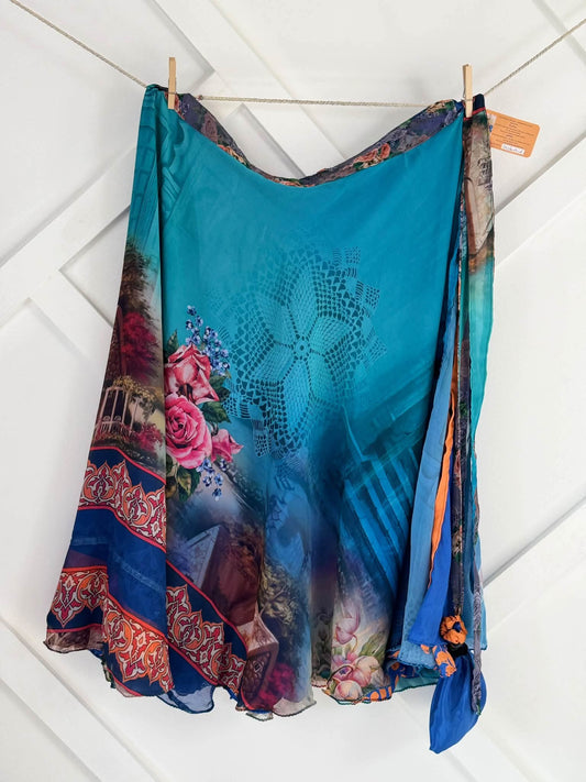 Digital print Premium Regular Ankle skirt-124 - Rangeelaa- Fairtrade Sustainable Women's Clothingskirts