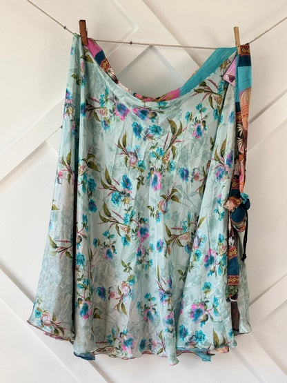 Digital print Premium Regular Ankle skirt - M008 - Rangeelaa - Fairtrade Sustainable Women's Clothingsaree wrap skirts