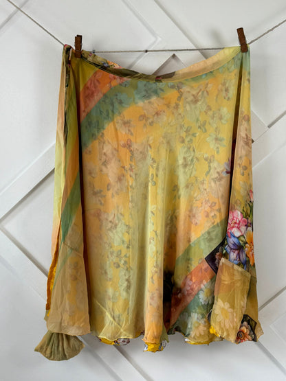Digital print Premium Regular Ankle Skirt - M030 - Rangeelaa - Fairtrade Sustainable Women's Clothingsaree wrap skirts