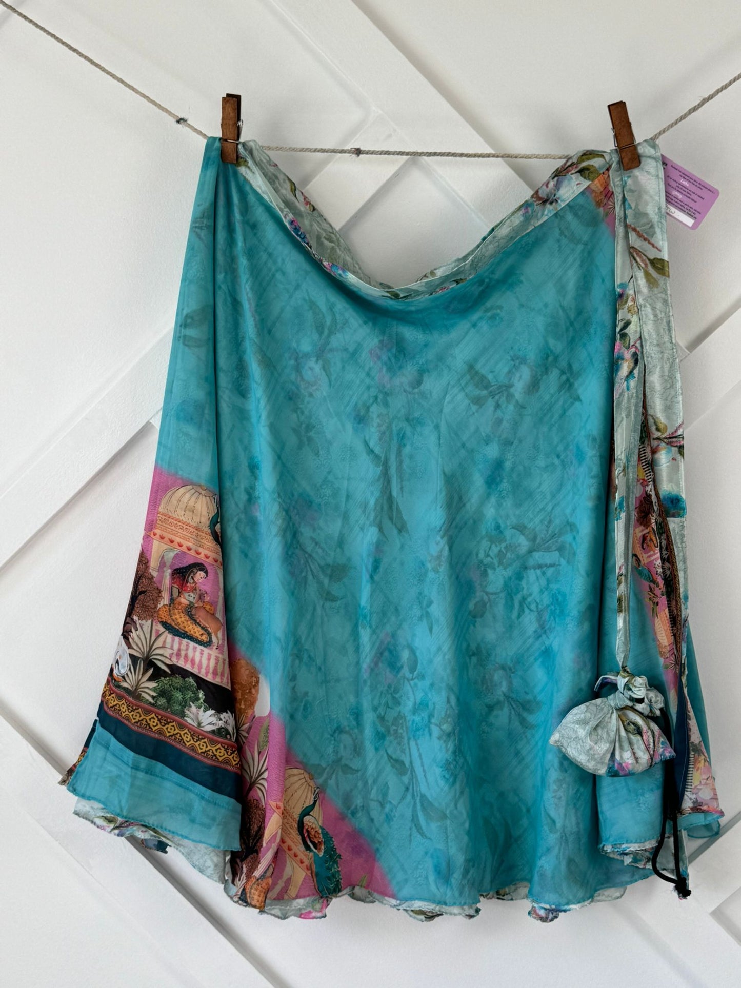 Digital print Premium Regular Calf Skirt - M011 - Rangeelaa - Fairtrade Sustainable Women's Clothingsaree wrap skirts