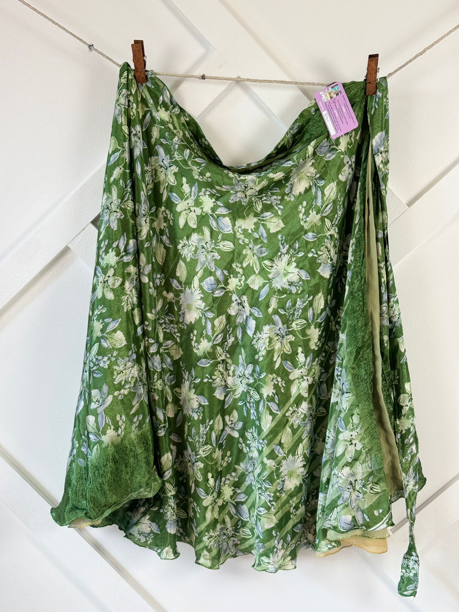 Digital print Premium Regular Calf Skirt - M013 - Rangeelaa - Fairtrade Sustainable Women's Clothingsaree wrap skirts