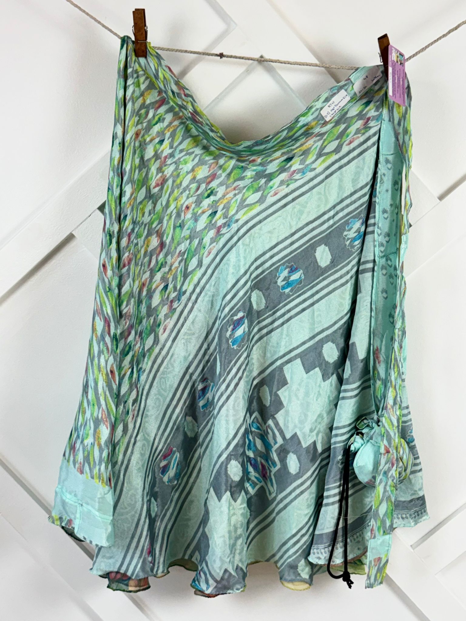 Digital print Premium Regular Calf Skirt - M014 - Rangeelaa - Fairtrade Sustainable Women's Clothingsaree wrap skirts