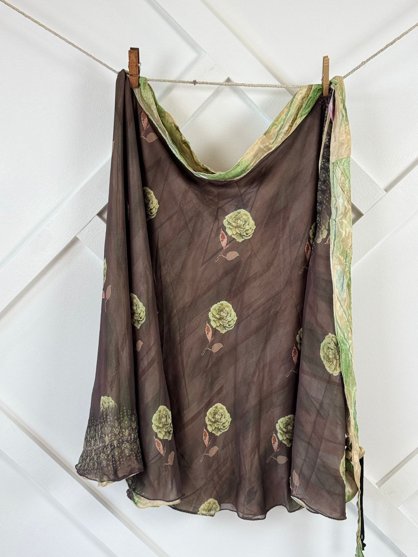 Digital print Premium Regular Calf Skirt - M015 - Rangeelaa - Fairtrade Sustainable Women's Clothingsaree wrap skirts
