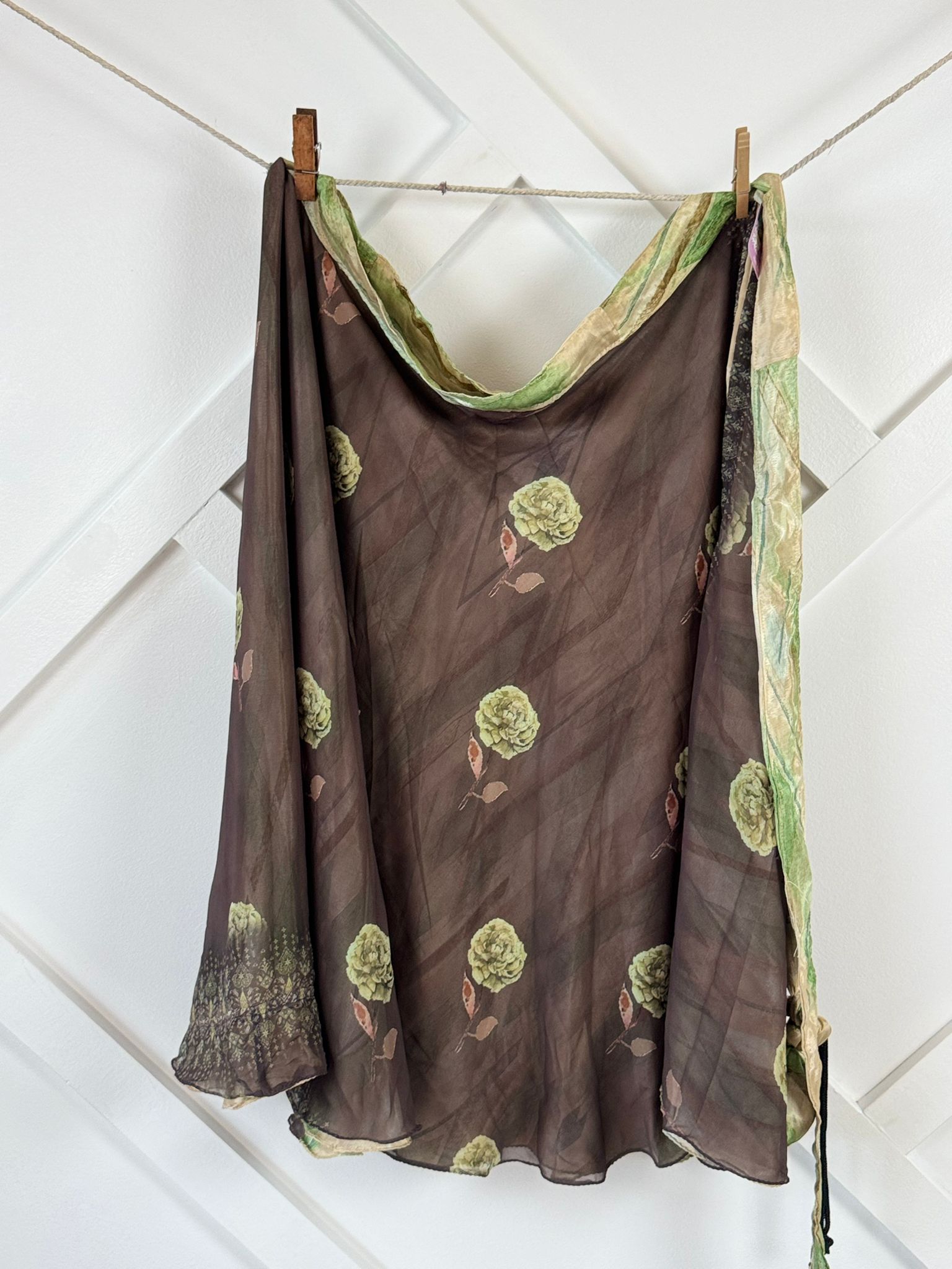 Digital print Premium Regular Calf Skirt - M015 - Rangeelaa - Fairtrade Sustainable Women's Clothingsaree wrap skirts