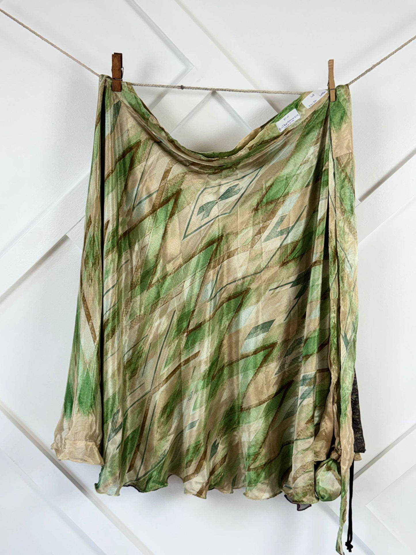 Digital print Premium Regular Calf Skirt - M015 - Rangeelaa - Fairtrade Sustainable Women's Clothingsaree wrap skirts