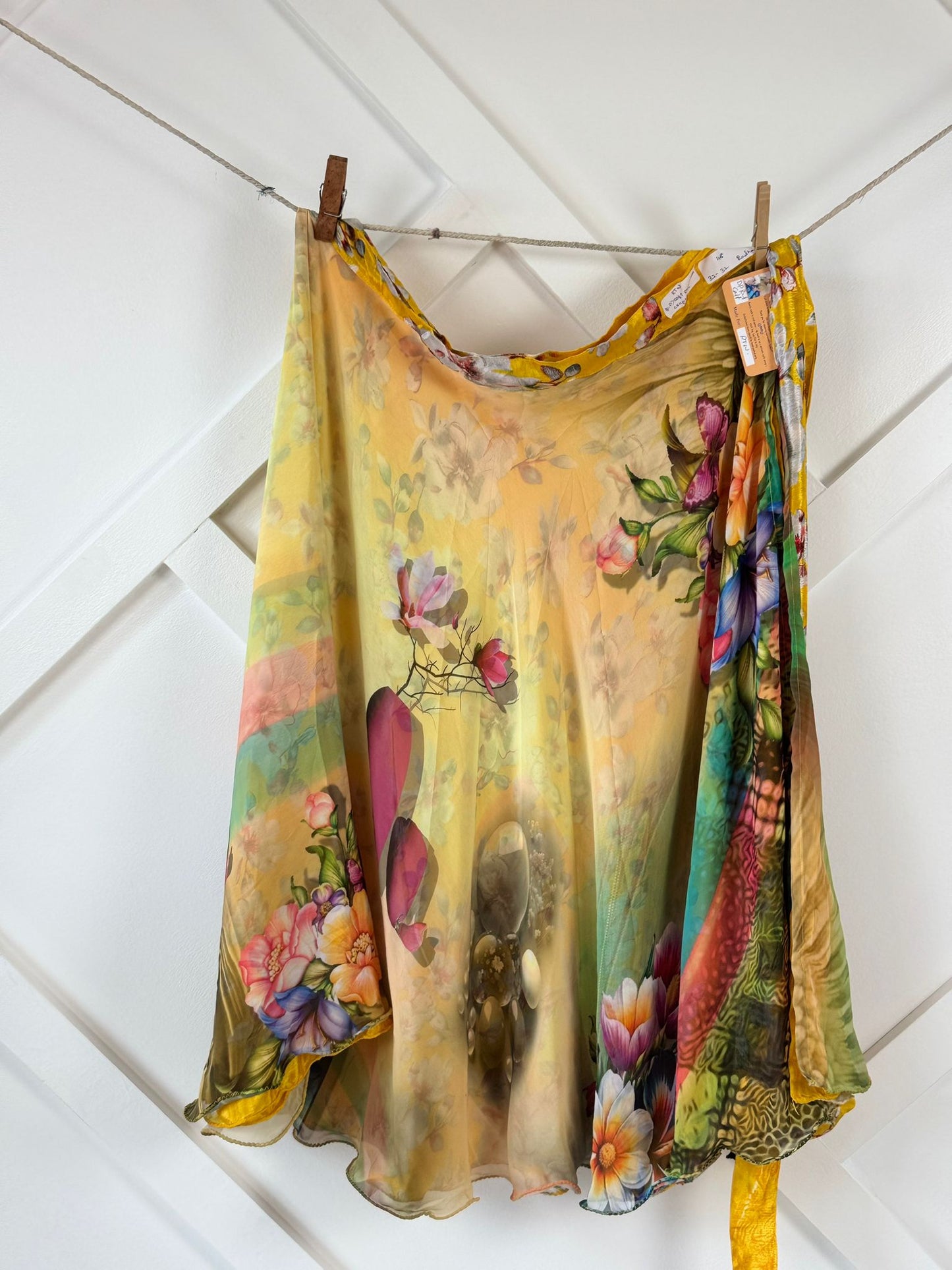 Digital print Premium Regular Calf Skirt - M034 - Rangeelaa - Fairtrade Sustainable Women's Clothingsaree wrap skirts