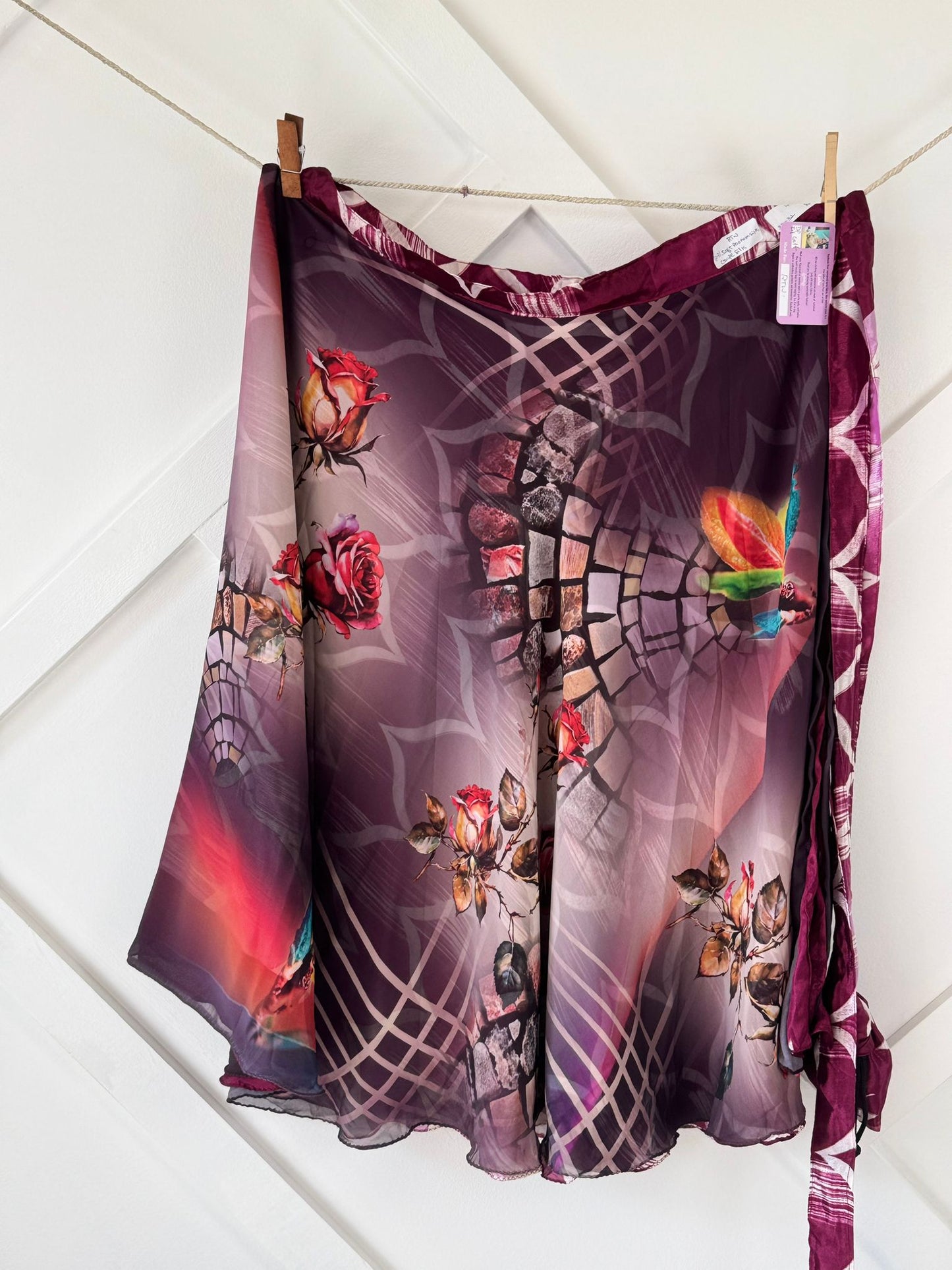 Digital print Premium Regular Calf Skirt - M035 - Rangeelaa - Fairtrade Sustainable Women's Clothingsaree wrap skirts