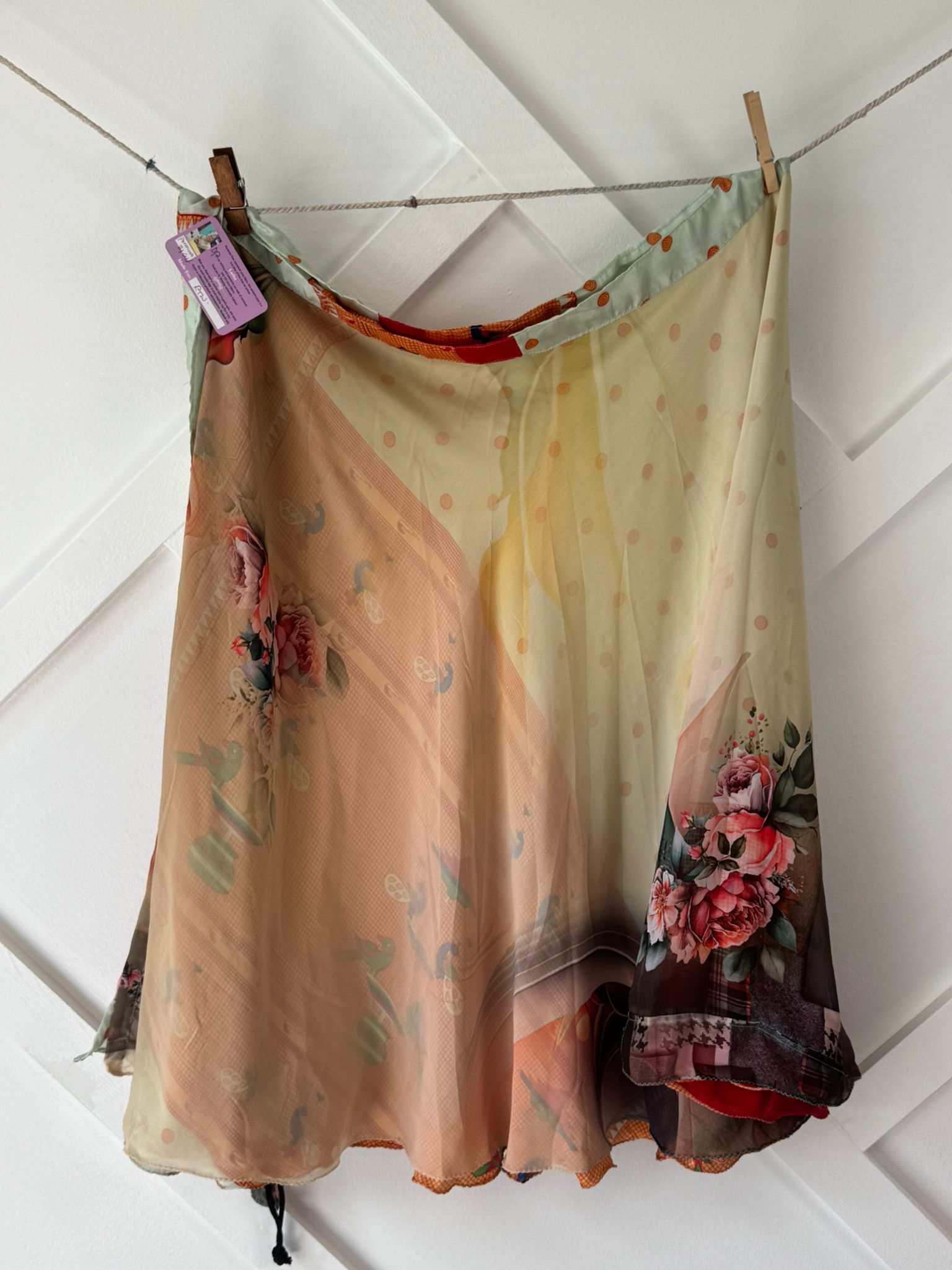 Digital print Premium Regular Calf Skirt - M050 - Rangeelaa - Fairtrade Sustainable Women's Clothingsaree wrap skirts