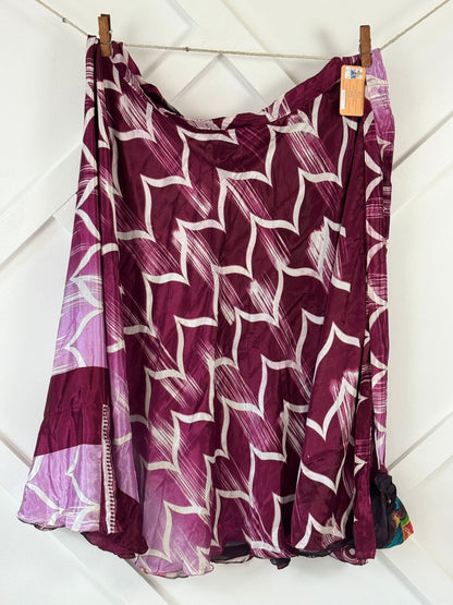 Digital print Premium XL Ankle skirt - M045 - Rangeelaa - Fairtrade Sustainable Women's Clothingsaree wrap skirts