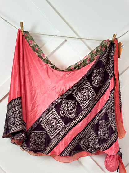 Digital print Premium XL mini skirt-ES023 - Rangeelaa- Fairtrade Sustainable Women's Clothingskirts