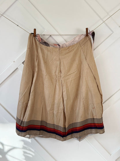 Dola Silk Digital print Premium Regular Ankle skirt - AS001 - Rangeelaa - Fairtrade Sustainable Women's Clothingsaree wrap skirts
