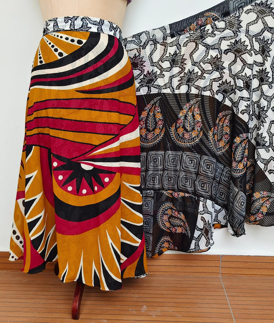 Dyhanna.H-Premium XL Ankle skirt-HS021 - Rangeelaa- Fairtrade Sustainable Women's Clothingskirts