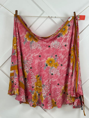 Festive Goddess Skirt 36 inches - J0169 - Rangeelaa - Fairtrade Sustainable Women's Clothingsaree wrap skirts