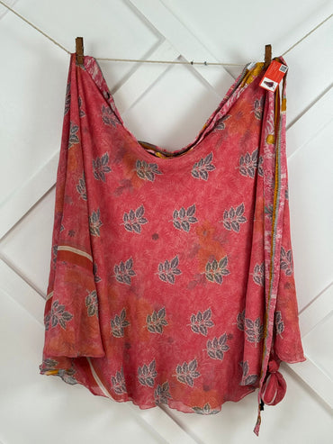 Festive Goddess Skirt 36 inches - J0169 - Rangeelaa - Fairtrade Sustainable Women's Clothingsaree wrap skirts