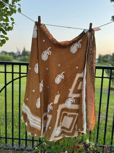 Festive Regular Ankle - A021 - Rangeelaa - Fairtrade Sustainable Women's Clothingsaree wrap skirts