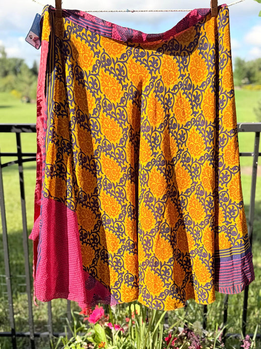 Festive Regular Ankle R20 - Rangeelaa - Fairtrade Sustainable Women's Clothingsaree wrap skirts