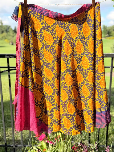 Festive Regular Ankle R20 - Rangeelaa - Fairtrade Sustainable Women's Clothingsaree wrap skirts