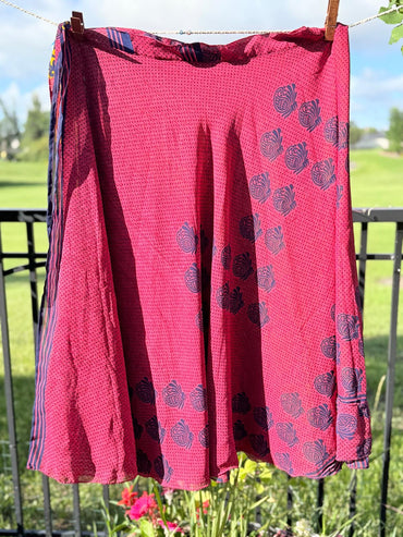 Festive Regular Ankle R20 - Rangeelaa - Fairtrade Sustainable Women's Clothingsaree wrap skirts