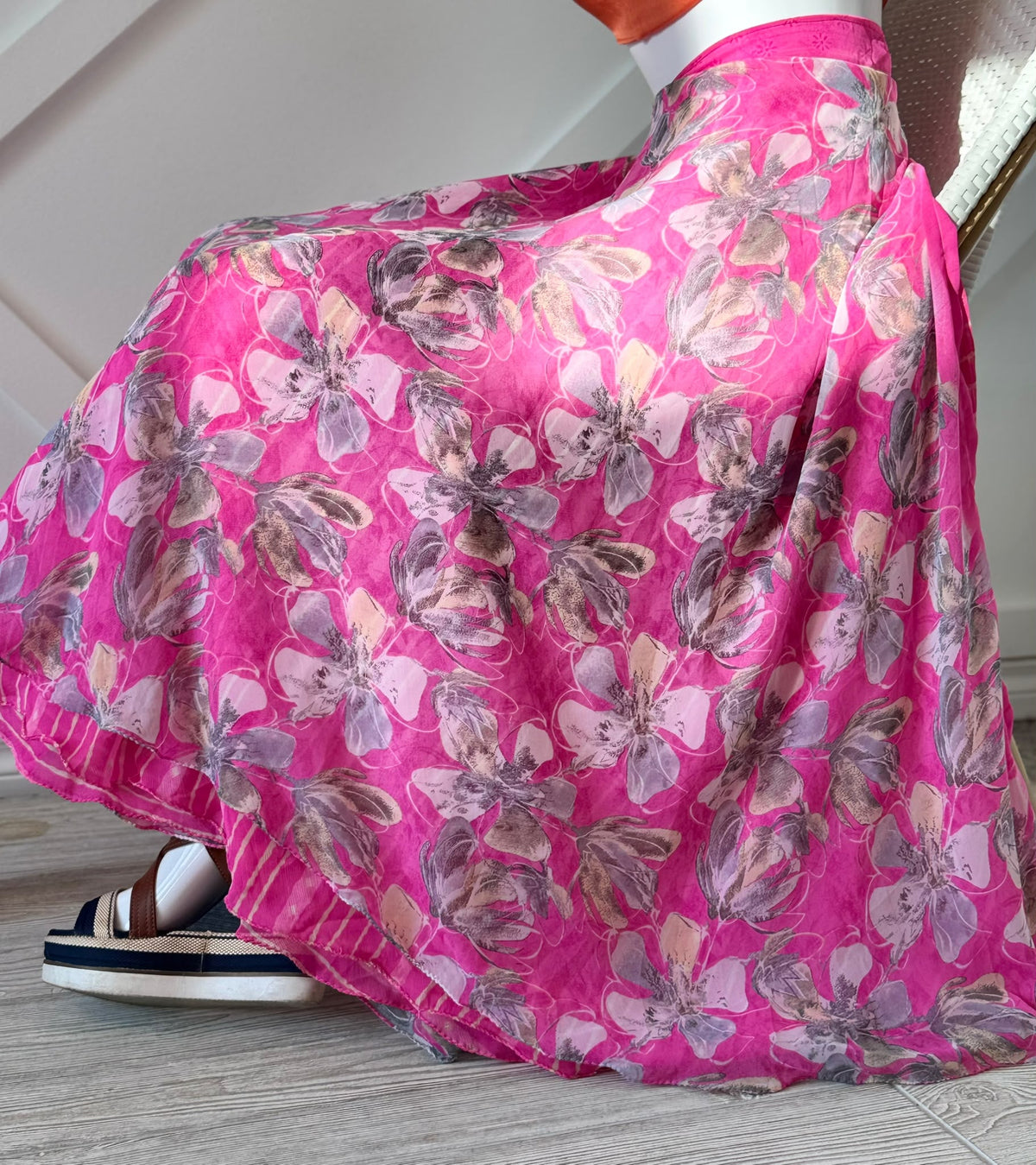 Festive Regular ankle skirt-FS016 - Rangeelaa- Fairtrade Sustainable Women's Clothingskirts