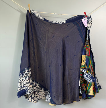 Festive Regular Calf-E002 - Rangeelaa- Fairtrade Sustainable Women's Clothingsaree wrap skirts