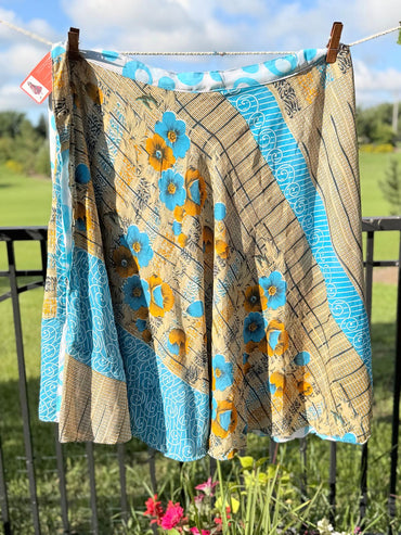 Festive Regular Calf - FR025 - Rangeelaa - Fairtrade Sustainable Women's Clothingsaree wrap skirts