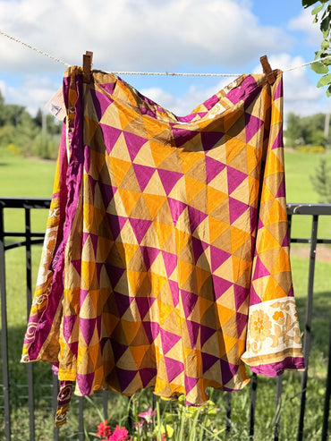 Festive Regular Calf - FS002 - Rangeelaa - Fairtrade Sustainable Women's Clothingsaree wrap skirts