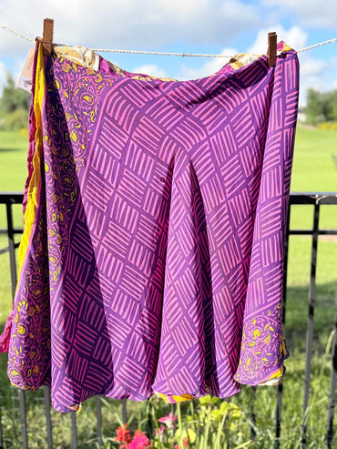 Festive Regular Calf - FS002 - Rangeelaa - Fairtrade Sustainable Women's Clothingsaree wrap skirts