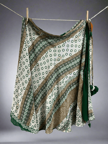 Festive Regular Calf - FT018 - Rangeelaa - Fairtrade Sustainable Women's Clothingsaree wrap skirts