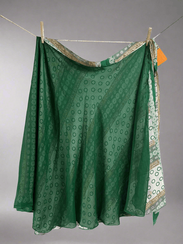 Festive Regular Calf - FT018 - Rangeelaa - Fairtrade Sustainable Women's Clothingsaree wrap skirts