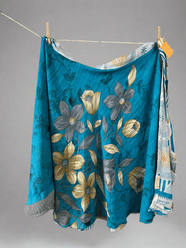 Festive Regular Calf N021 - Rangeelaa - Fairtrade Sustainable Women's Clothingsaree wrap skirts
