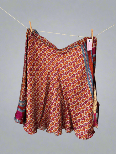 Festive Regular Calf R02 - Rangeelaa - Fairtrade Sustainable Women's Clothingsaree wrap skirts