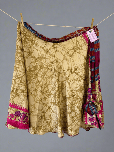 Festive Regular Calf R02 - Rangeelaa - Fairtrade Sustainable Women's Clothingsaree wrap skirts
