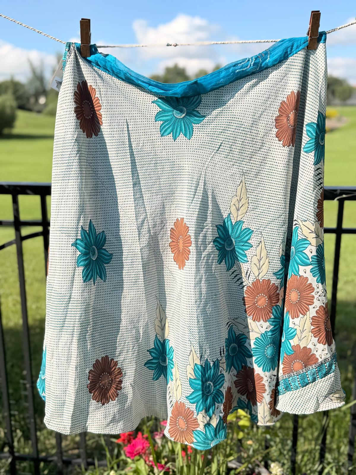 Festive Regular Calf R14 - Rangeelaa - Fairtrade Sustainable Women's Clothingsaree wrap skirts