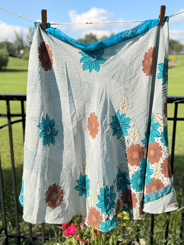 Festive Regular Calf R14 - Rangeelaa - Fairtrade Sustainable Women's Clothingsaree wrap skirts