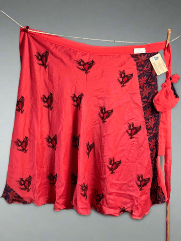 Festive Regular Calf - V002 - Rangeelaa - Fairtrade Sustainable Women's Clothingsaree wrap skirts