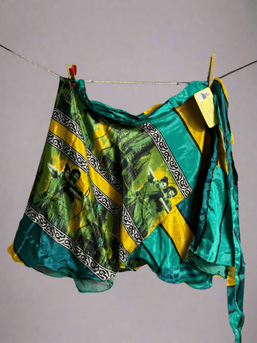 Festive Regular Mini - FS002 - Rangeelaa - Fairtrade Sustainable Women's Clothingsaree wrap skirts